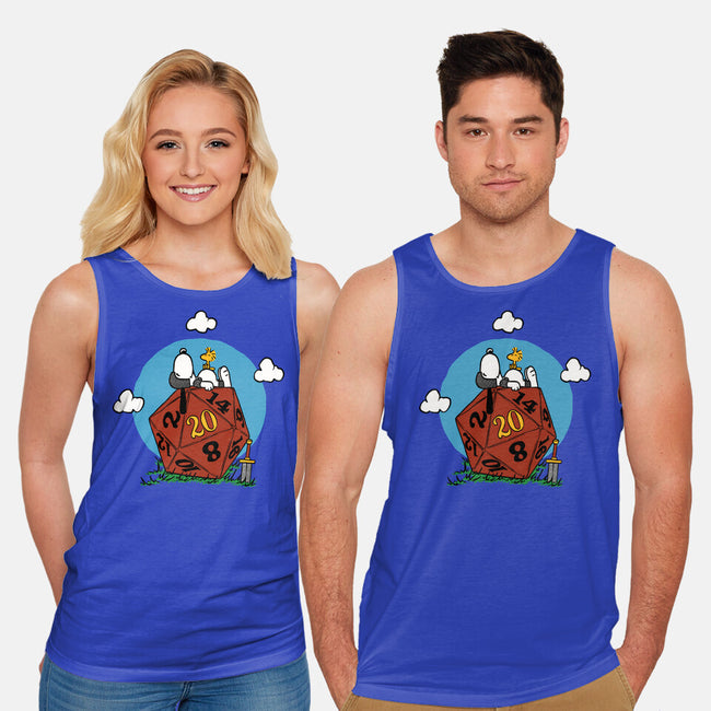 Comic Dog RPG-Unisex-Basic-Tank-Studio Mootant