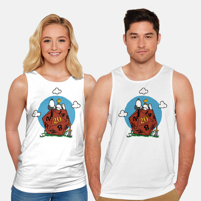 Comic Dog RPG-Unisex-Basic-Tank-Studio Mootant