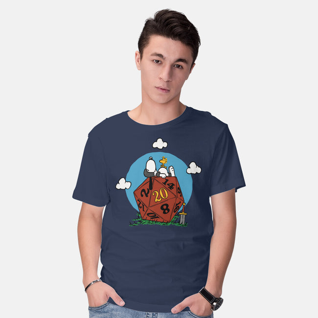 Comic Dog RPG-Mens-Basic-Tee-Studio Mootant