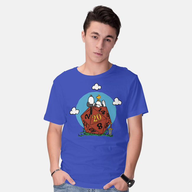 Comic Dog RPG-Mens-Basic-Tee-Studio Mootant