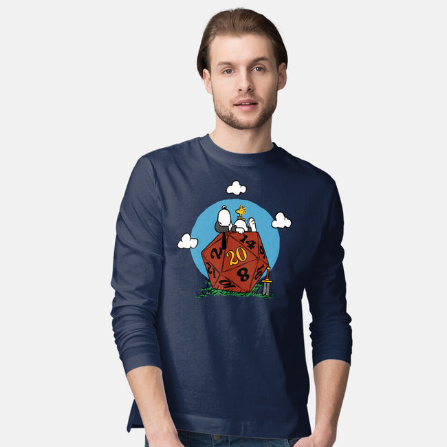 Comic Dog RPG-Mens-Long Sleeved-Tee-Studio Mootant