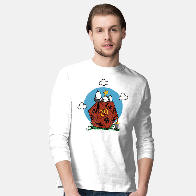 Comic Dog RPG-Mens-Long Sleeved-Tee-Studio Mootant