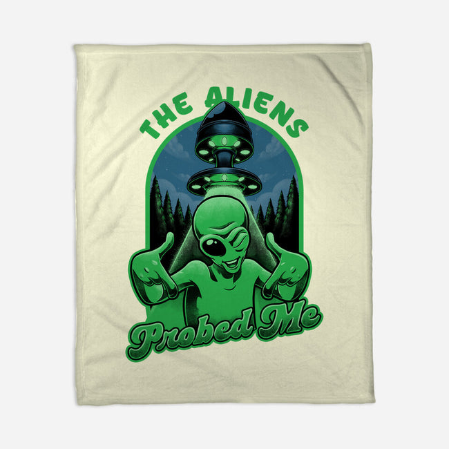 Aliens Probed Me-None-Fleece-Blanket-Studio Mootant