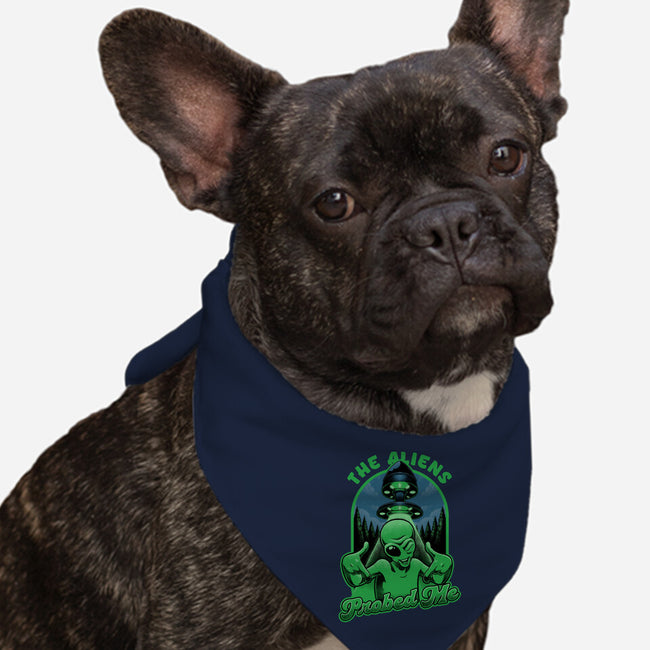 Aliens Probed Me-Dog-Bandana-Pet Collar-Studio Mootant