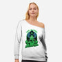 Aliens Probed Me-Womens-Off Shoulder-Sweatshirt-Studio Mootant