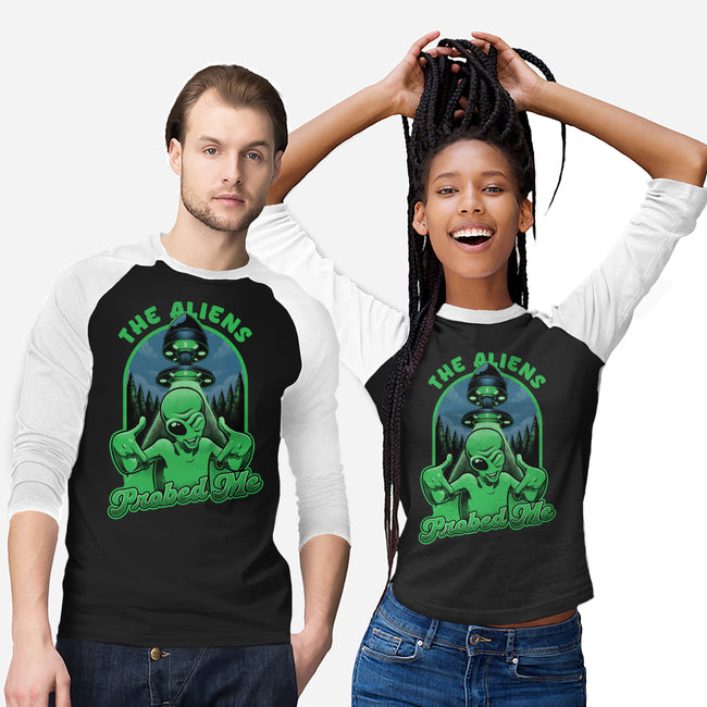 Aliens Probed Me-Unisex-Baseball-Tee-Studio Mootant