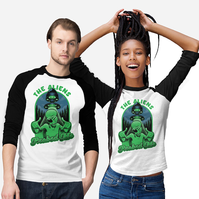 Aliens Probed Me-Unisex-Baseball-Tee-Studio Mootant