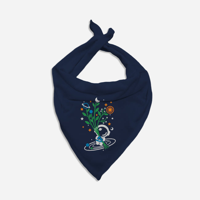 Astronaut Embroidery-Cat-Bandana-Pet Collar-NemiMakeit