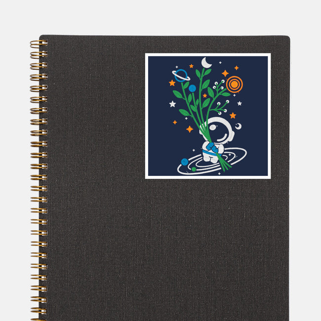 Astronaut Embroidery-None-Glossy-Sticker-NemiMakeit