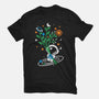 Astronaut Embroidery-Mens-Heavyweight-Tee-NemiMakeit