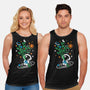 Astronaut Embroidery-Unisex-Basic-Tank-NemiMakeit