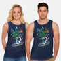 Astronaut Embroidery-Unisex-Basic-Tank-NemiMakeit