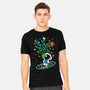 Astronaut Embroidery-Mens-Heavyweight-Tee-NemiMakeit