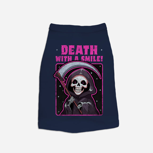 Death With A Smile-Dog-Basic-Pet Tank-fanfreak1