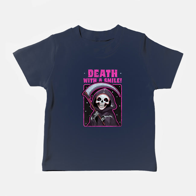 Death With A Smile-Baby-Basic-Tee-fanfreak1