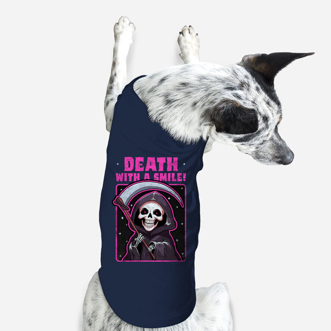 Death With A Smile-Dog-Basic-Pet Tank-fanfreak1