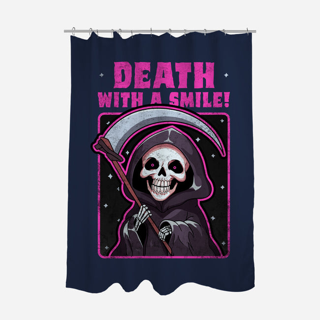 Death With A Smile-None-Polyester-Shower Curtain-fanfreak1