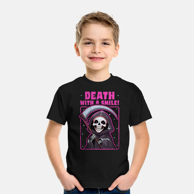 Death With A Smile-Youth-Basic-Tee-fanfreak1