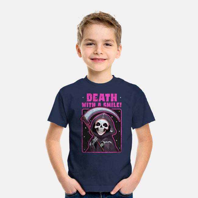 Death With A Smile-Youth-Basic-Tee-fanfreak1