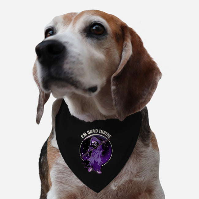 Dead Inside-Dog-Adjustable-Pet Collar-fanfreak1