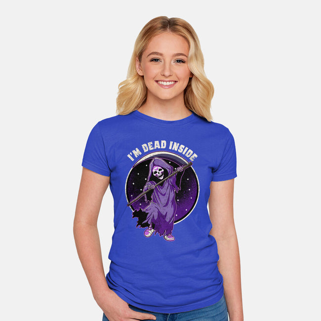 Dead Inside-Womens-Fitted-Tee-fanfreak1