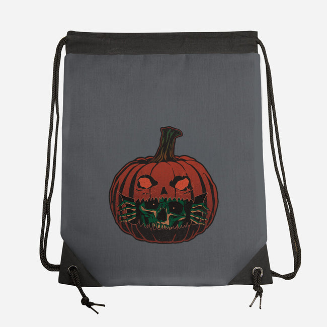 Pumpkin Surprise-None-Drawstring-Bag-fanfreak1