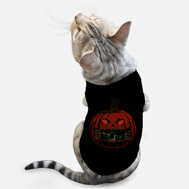 Pumpkin Surprise-Cat-Basic-Pet Tank-fanfreak1