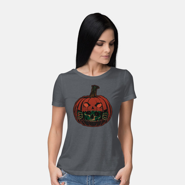 Pumpkin Surprise-Womens-Basic-Tee-fanfreak1