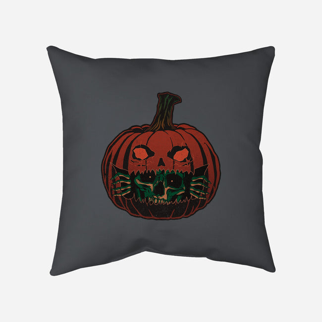 Pumpkin Surprise-None-Removable Cover-Throw Pillow-fanfreak1