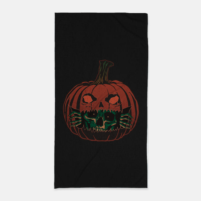 Pumpkin Surprise-None-Beach-Towel-fanfreak1