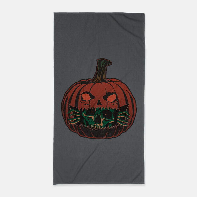 Pumpkin Surprise-None-Beach-Towel-fanfreak1