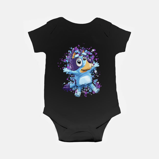 Dog Paint Drops-Baby-Basic-Onesie-nickzzarto