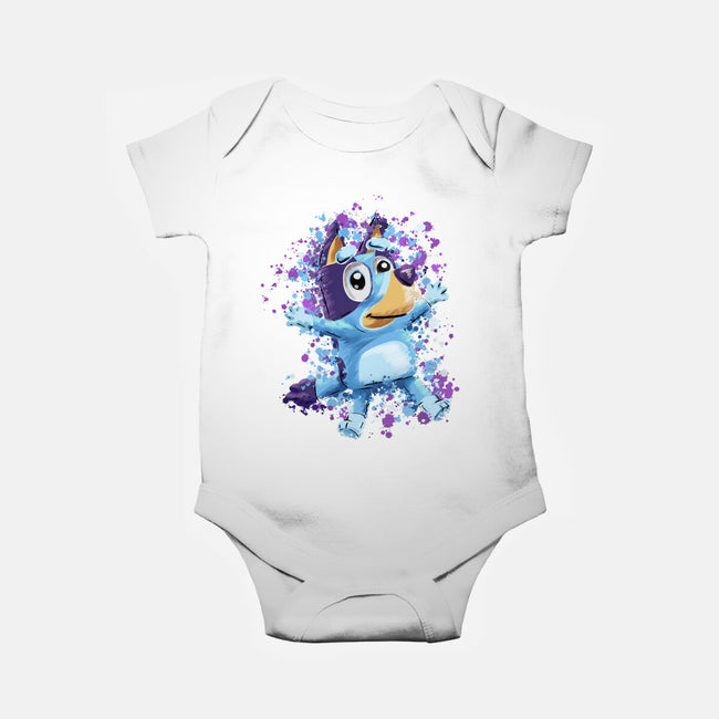 Dog Paint Drops-Baby-Basic-Onesie-nickzzarto