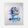 Dog Paint Drops-None-Fleece-Blanket-nickzzarto