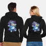 Dog Paint Drops-Unisex-Zip-Up-Sweatshirt-nickzzarto