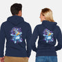 Dog Paint Drops-Unisex-Zip-Up-Sweatshirt-nickzzarto