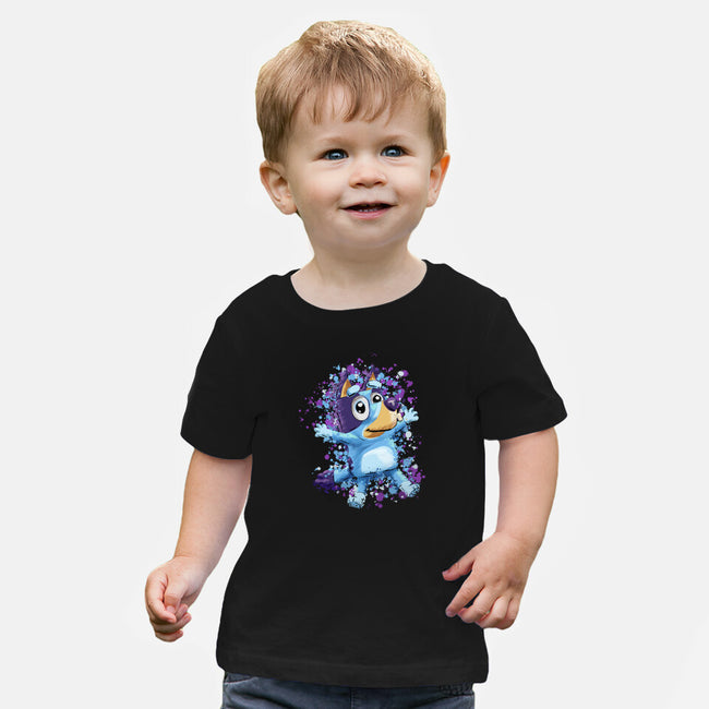 Dog Paint Drops-Baby-Basic-Tee-nickzzarto