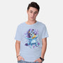 Dog Paint Drops-Mens-Basic-Tee-nickzzarto