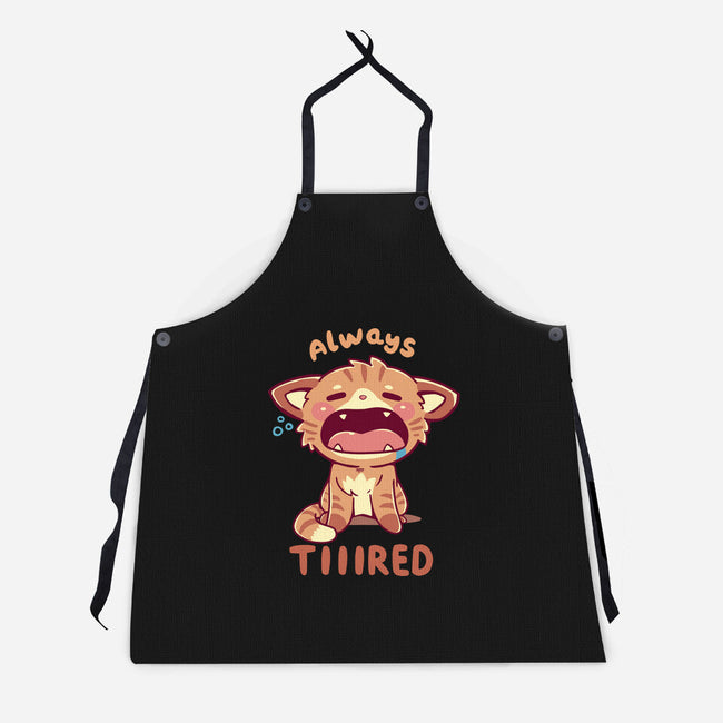 Always Tiiired-Unisex-Kitchen-Apron-TechraNova