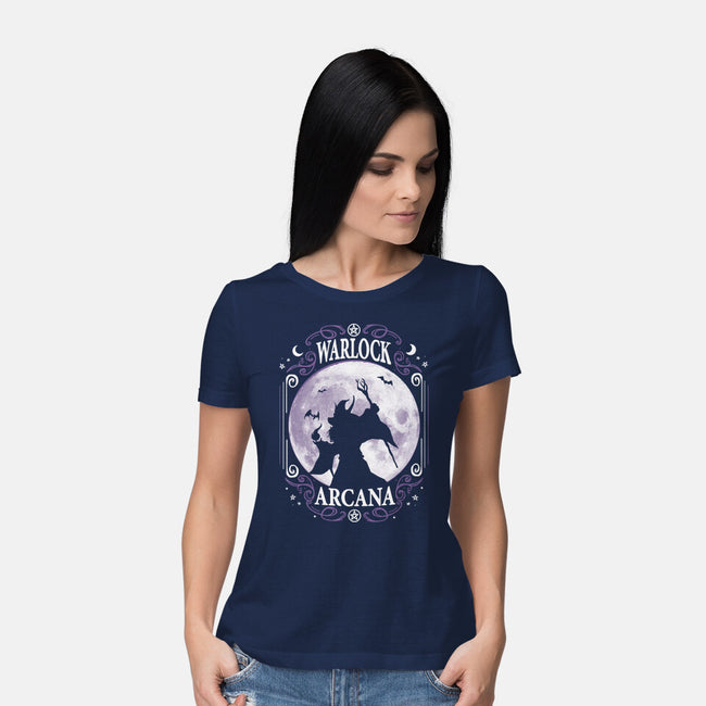 Warlock Arcana-Womens-Basic-Tee-Vallina84