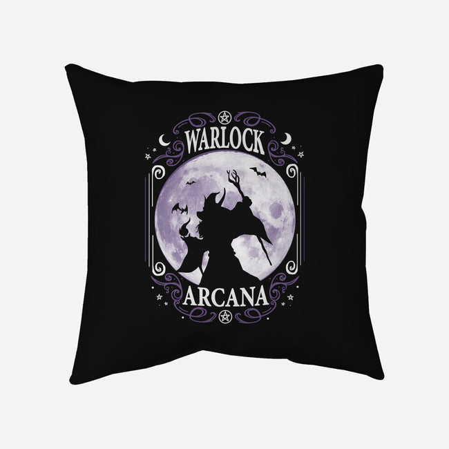 Warlock Arcana-None-Removable Cover-Throw Pillow-Vallina84