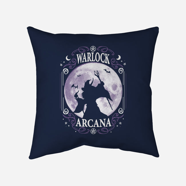 Warlock Arcana-None-Removable Cover-Throw Pillow-Vallina84