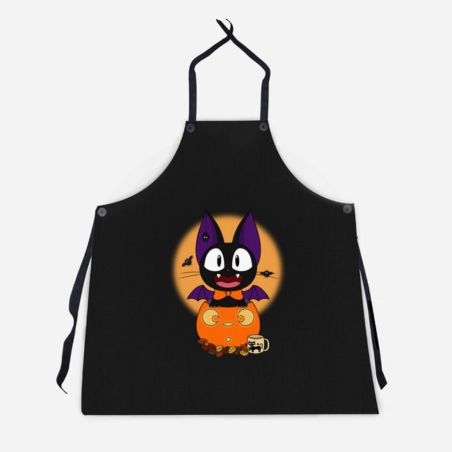 Spooky Jiji-Unisex-Kitchen-Apron-Alexhefe