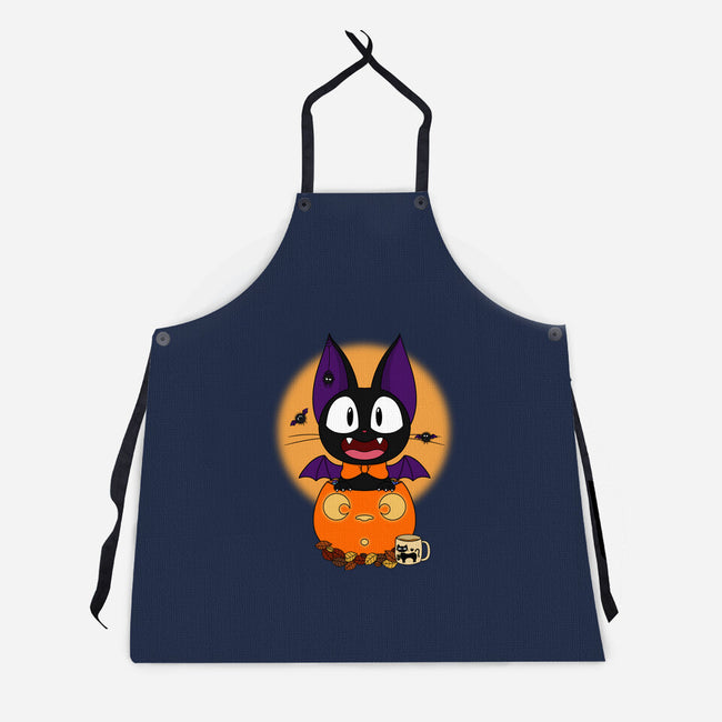 Spooky Jiji-Unisex-Kitchen-Apron-Alexhefe