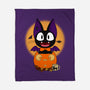 Spooky Jiji-None-Fleece-Blanket-Alexhefe