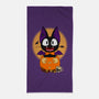 Spooky Jiji-None-Beach-Towel-Alexhefe