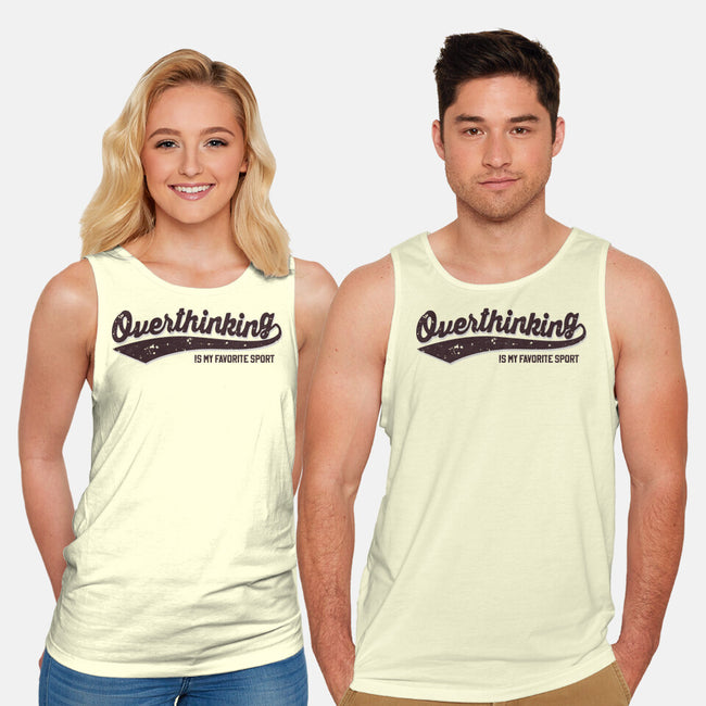 Overthinking Champ-Unisex-Basic-Tank-retrodivision