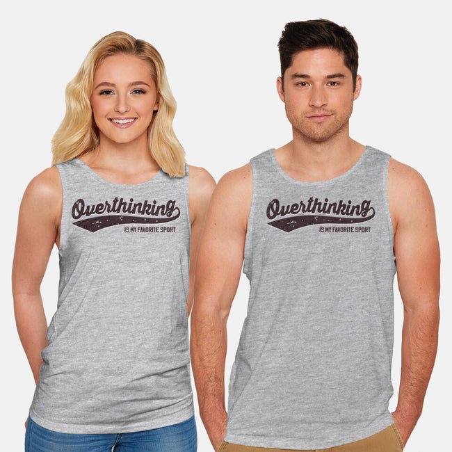 Overthinking Champ-Unisex-Basic-Tank-retrodivision