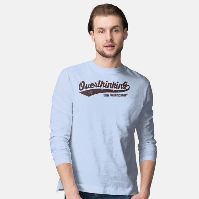 Overthinking Champ-Mens-Long Sleeved-Tee-retrodivision