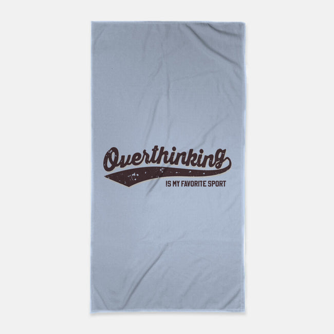 Overthinking Champ-None-Beach-Towel-retrodivision